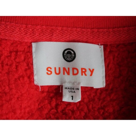 Sundry Red Sweatshirt - Picture 8 of 9